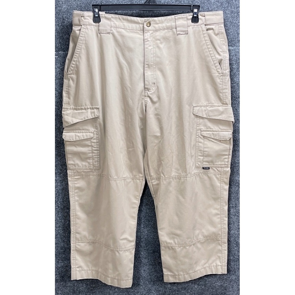 TRU-SPEC Cargo Cropped‎ Pants Tactical Hiking Beige Size 40/32 Hemmed (40x25)